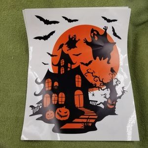 Halloween Decorations Window Clings New 8 Sheets